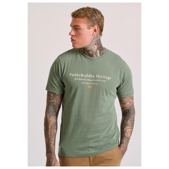 Funky Buddha Ανδρική κοντομάνικη μπλούζα